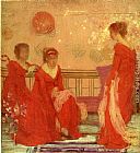 James Abbott McNeill Whistler Harmony in Flesh Colour and Red painting